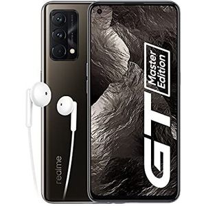 realme GT Meester (128 GB, Kosmos Zwart, 6.43", Dubbele SIM, 5G), Smartphone, Zwart