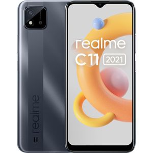 realme C11 2021 (32 GB, Koel grijs, 6.50"", Dubbele SIM, 8 Mpx, 4G), Smartphone, Grijs