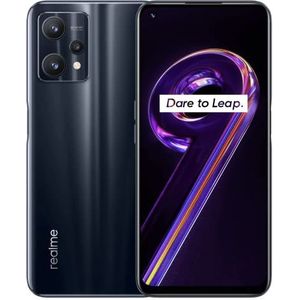 realme 9 Pro 5G-smartphone, krachtige batterij van 5.000 mAh, Qualcomm Snapdragon 695 5G-processor, 33 W Dart snelladen, 120 Hz ultraglad scherm, Dual Sim, 6+ 128 GB, nachtzwart