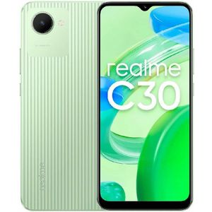 realme C30 bamboe groen 3+32GB (32 GB, Bamboe groen, 6.50"", Dubbele SIM, 8 Mpx, 4G), Smartphone, Groen