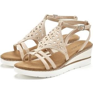 Lascana Sandaaltjes Zomerschoen Sandalette, zomerschoen met sleehak en gepolsterde binnenzool VEGAN