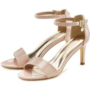 LASCANA High-Heel-Sandalette "Sommerschuh", im zeitlosen Design, Riemchensandalette VEGAN
