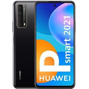 Huawei P smart 2021 16.9 cm (6.67"") 4 GB 128 GB Dual SIM 4G USB Type-C Black Android 10.0 Huawei Mobile Services (HMS) 5000 mAh - Huawei P smart 2021, 16.9 cm (6.67""), 4 GB, 128 GB, 48 MP, Android 10.