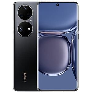 HUAWEI P50 Pro Smartphone, vereenvoudigd en geometrisch design, 8+256 GB, NFC, 6,6 inch True-Chroma Display, 120 Hz, Dual HUAWEI SuperCharge, IP68, True-Form Dual Matrix Camera, 5 nm Chip, zwart