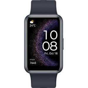 Huawei Watch Fit SE Schwarz | Smartwatch / Fitnesstracker | 1,64 Zoll HD-AMOLED-Display | 9 Tage Akkulaufzeit (180 mAh) | BT 5.0 & BLE | 4 GB Speicher | 5 ATM