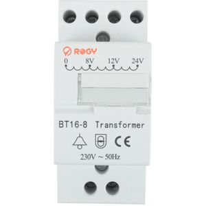 Ezviz - Transformer - Deurbelonderdeel - Wit - DIN-rail Adapter - 8, 12, 24 VAC