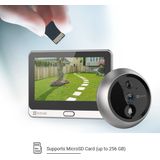 EZVIZ DP2C - Draadloze Deurspion Camera - Zwart - 1080P - 4600mAh Batterij