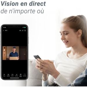 Ezviz - Hp2 - Video-intercom - Zwart - Compacte Kijkgatcamera