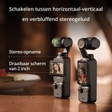 DJI - Osmo Pocket 3 - Vlog Camera - Zwart - 1-inch CMOS - 4K/120fps