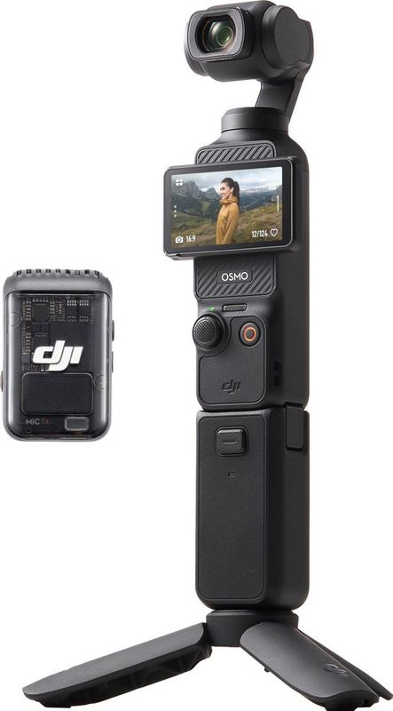 DJI - Osmo Pocket 3 - Vlog Camera - Zwart - 1-Inch CMOS - 4K/120fps