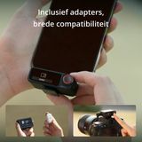 DJI Mic 2 (2 Sender + 1 Empfänger + Ladeschale), kabelloses Mikrofon für Kamera /Handy, Vlog, Streaming, Rauschunterdrückung, 48kHz Interne 32-Bit-Float-Aufnahme, 250m Reichweite
