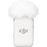 DJI Mic 2-zender (parelwit), draadloze microfoon met intelligente ruisonderdrukking, 14 uur interne opname, 6 uur batterij, magnetische bevestiging, Bluetooth-microfoon