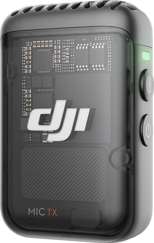DJI - Mic 2-zender - Draadloze Microfoon - Schaduwzwart - Ruisonderdrukking