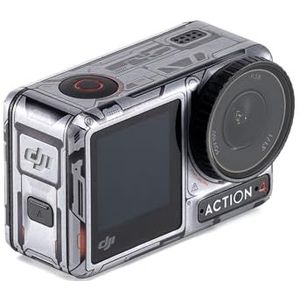 Osmo Action 4 beschermende camera Decal (ruimtegrijs), Compatibiliteit: Osmo Action 3, Osmo Action 4