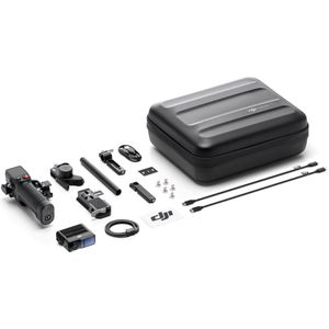 DJI Focus Pro Creator-combinatie, AMF-lensbedieningssysteem, onderwerpscherpstelling van 20 meter, 76.800 LiDAR-bereikpunten, AI-herkenning, FIZ Handunit voor lensbediening zwart