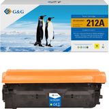G&G Huismerk W2122A Toner Alternatief voor HP 212A Geel