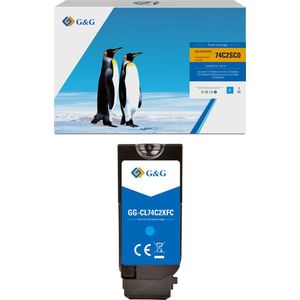 G&G - Tonercartridge - Cyaan - Huismerk - 7000 pagina's