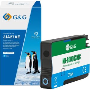 123inkt - Huismerk - Inktcartridge - Cyaan - Hoge Capaciteit - 25,5ml