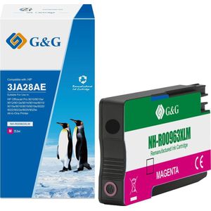 123inkt huismerk vervangt HP 963XL (3JA28AE) inktcartridge magenta hoge capaciteit