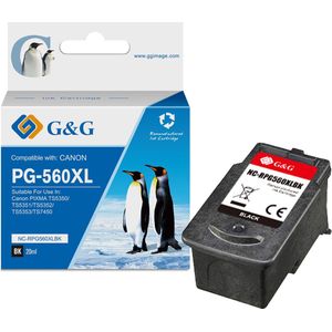 Canon PG-560XL inktcartridge zwart hoge capaciteit (123inkt huismerk)
