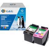 Huismerk 301 XL Inktcartridge compatibel met HP 301 301XL Hoge Capaciteit - 2-pack Zwart en Kleur