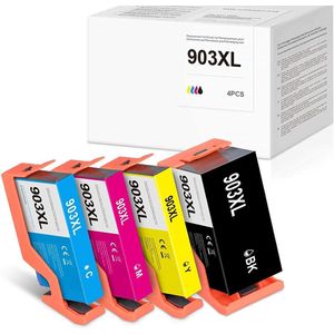 G&G HP 903 XL - Huismerk Inktcartridge - Zwart / Cyaan/ Magenta / Geel - 109030-1-2-3