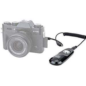 JJC Afstandsbediening voor Fujifilm X-T5 X-T4 X-T3 X-T2 X-T1 X-H1 X-H2S X-H2 X-T30II X-T30 X-T20 X-T100 X-A5 X100VI X100V X100F GFX100S GFX100 Camera Vervangt Originele Fuji RR-100 Ontspanningskabel