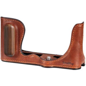 SmallRig - Half Leren Hoesje - Cameratas - Bruin - Volnerfleer