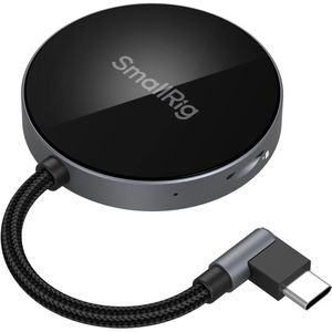 SmallRig - SD4.0 Geheugenkaartlezer - Zilver - Zwart - USB 3.2 Type-C