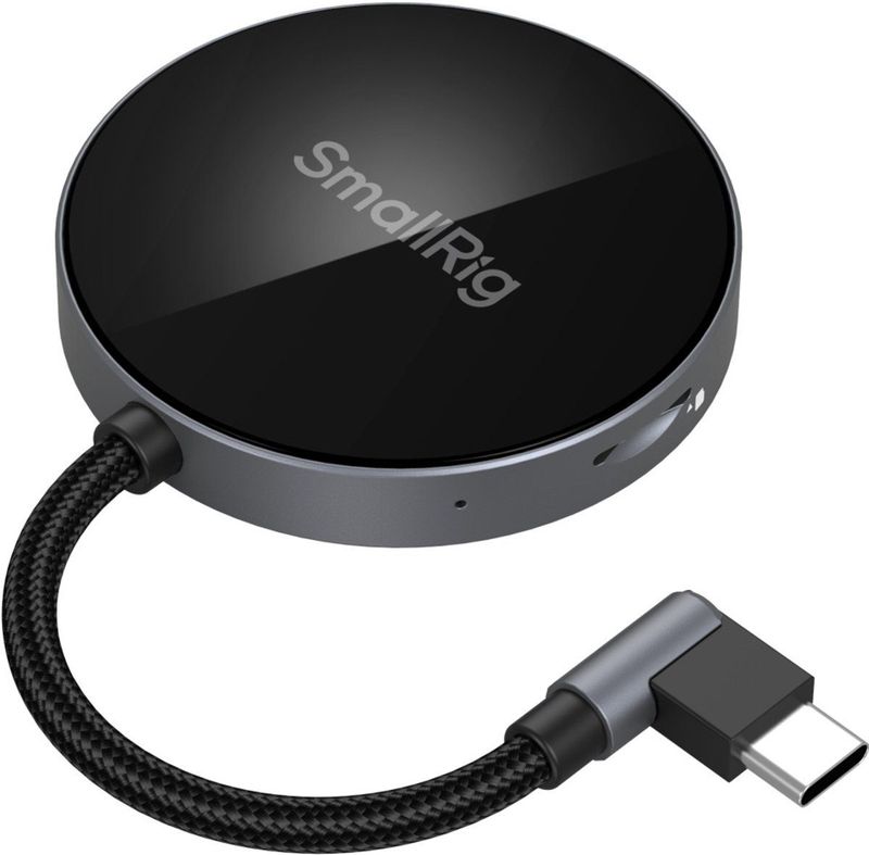 SmallRig - SD4.0 Geheugenkaartlezer - Zilver - Zwart - USB 3.2 Type-C
