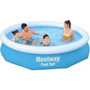 Bestway - Fast Set - Opblaasbaar zwembad - 305x66 cm - Rond