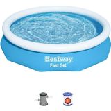 Bestway Fast Set zwembad met filterpomp 305 x 66cm