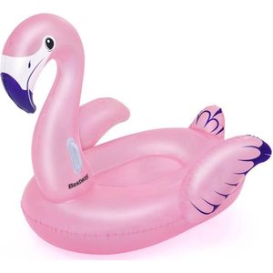 Opblaasfiguur zwembad | Bestway| Flamingo (Ride-on, 147 cm)