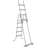 Bestway - Zwembadladder - Staal - Grijs - 122cm Hoog