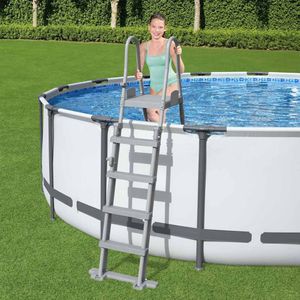 Bestway Zwembadladder Flowclear met 4 Treden 132 cm