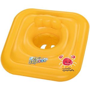 Bestway Swimming Float Inflatable for Toddlers | Square 3-Ring Inflatable Baby Boat Float for Infants 24-36 Months, Yellow