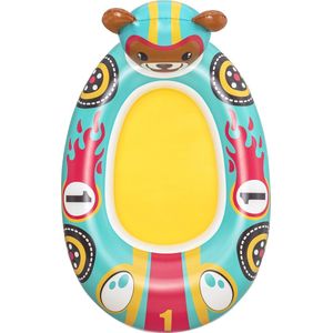 BESTWAY - Opblaasboot - Splash Buddy - 34170 - Willekeurig Model - PVC - 109 x 69 cm - Speelgoed Kind - Zwemband - Buitenspel - Strandspel - Varen - Zwembad - Zee - 3 jaar