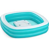 Bestway Aufblasbares Kinderbecken 2 Kammern Family Schwimmtafel 218x218x48 cm +6 Jahre