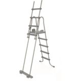 Bestway zwembadtrap Flowclear grijs H 132 cm