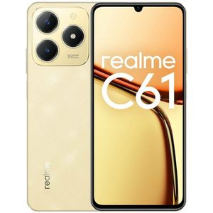 Realme - C61 - Smartphone - Goudkleurig - 6.7 inch - 6 GB RAM - 256 GB