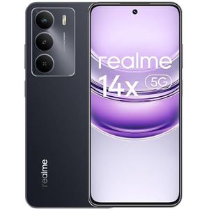 Realme - 14X 5G - Smartphone - Zwart - 6GB RAM - 128GB Opslag