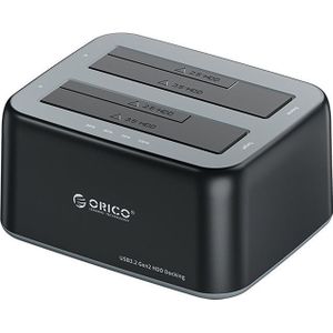 Orico Opslag Docking Station - 2x SATA 2.5 inch/3.5 inch USB-C 10Gbps