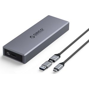 Orico USB 3.2 Gen2 M.2 NVME SSD Behuizing - grijs - aluminium | 10 Gbps | USB Type C | 4TB