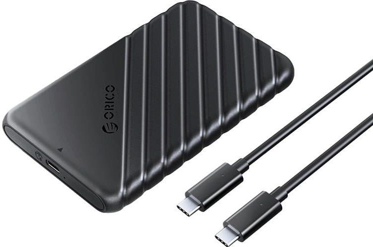 Orico - 25PW1C-C3-BK-EP - HDD/SSD Behuizing - Zwart - USB-C 3.1 Gen1