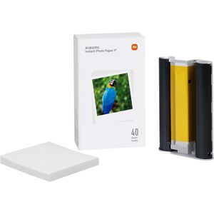 Xiaomi - Fotopapier - 40 Eenheden - Geschikt voor Instant Photo Printer 1S