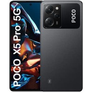 Xiaomi POCO X5 Pro 5G (256 GB, Black, 6.67"", Dubbele SIM, 108 Mpx, 5G), Smartphone, Zwart