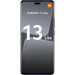 Xiaomi 13 Lite (128 GB, Black, 6.55"", Dubbele SIM, 50 Mpx, 5G), Smartphone, Zwart