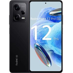 Xiaomi Redmi Note 12 Pro 5G (6GB) (128 G - Middernachtelijk Zwar - 6.6 - Dubbele SI - 50 Mp - 5G