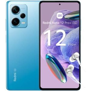 Redmi Note 12 Pro+ 5G - Revolutionary 200MP camera with OIS, 120W HyperCharge, 120Hz Flow AMOLED display, 8+256GB, Sky Blue