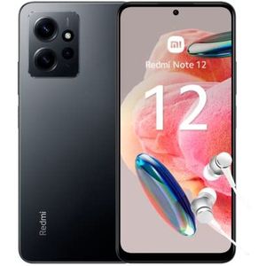 Xiaomi Redmi Note 12 Smartphone, AMOLED-display, 120 Hz, vloeibaar, camera 50 MP met IA, 2 j batterijduur, snel opladen 33 W, tot 1000 GB + met MicroSD, grijs, 4 + 128 GB - Franse versie